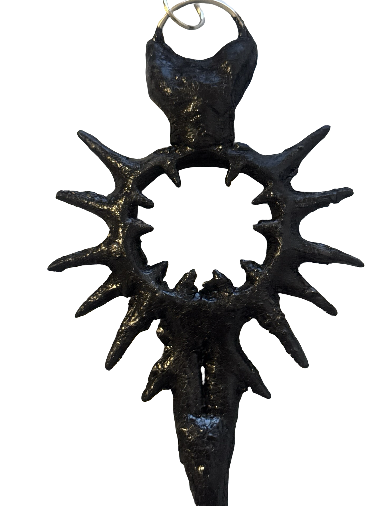 Black Eclipse Talisman Keychain