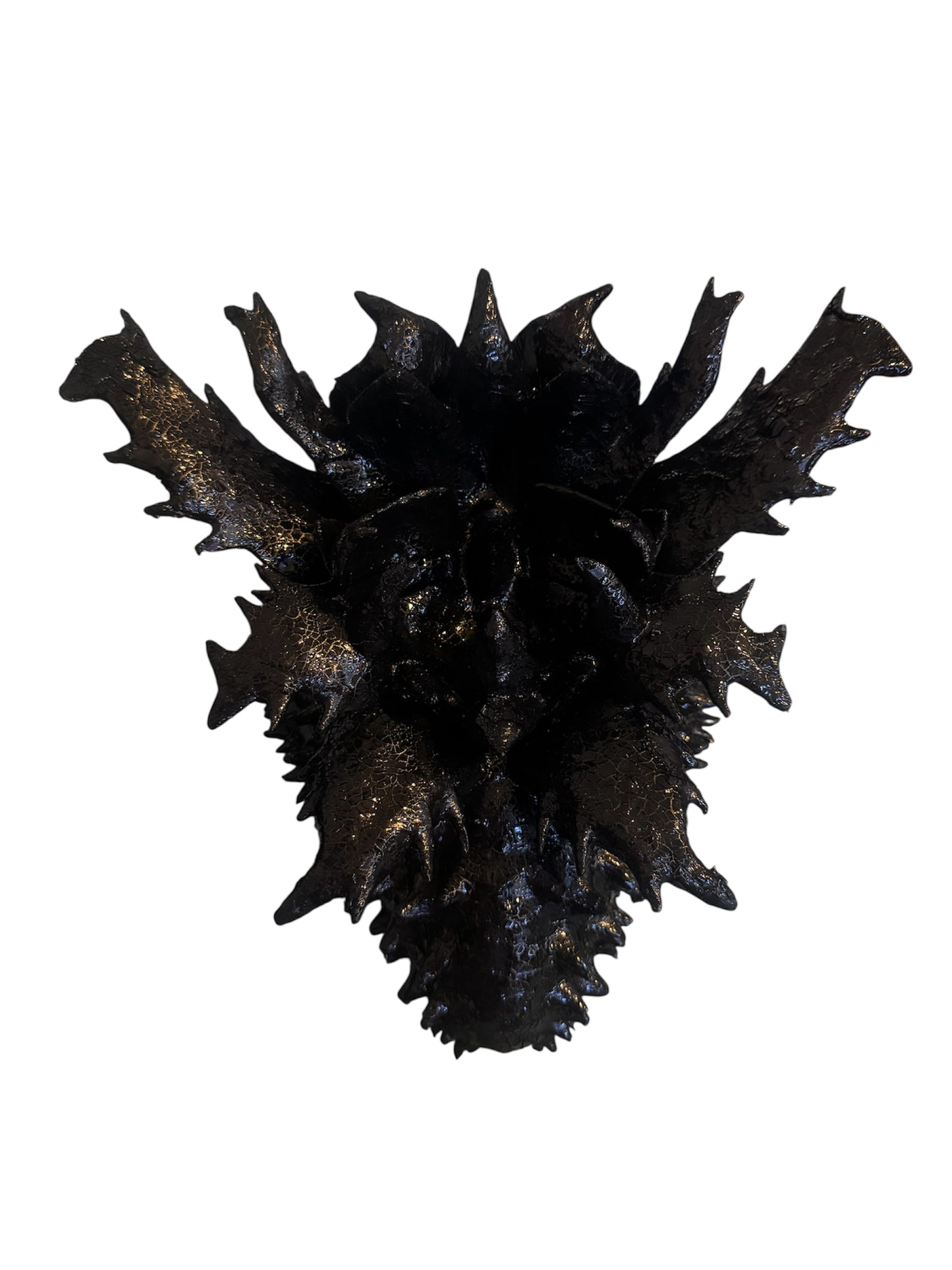 Black Thorn Flower Bag