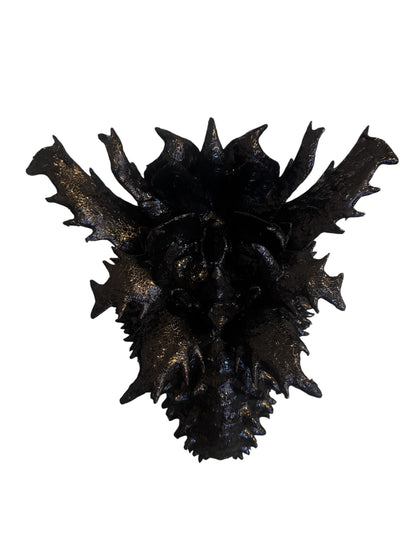 Black Thorn Flower Bag