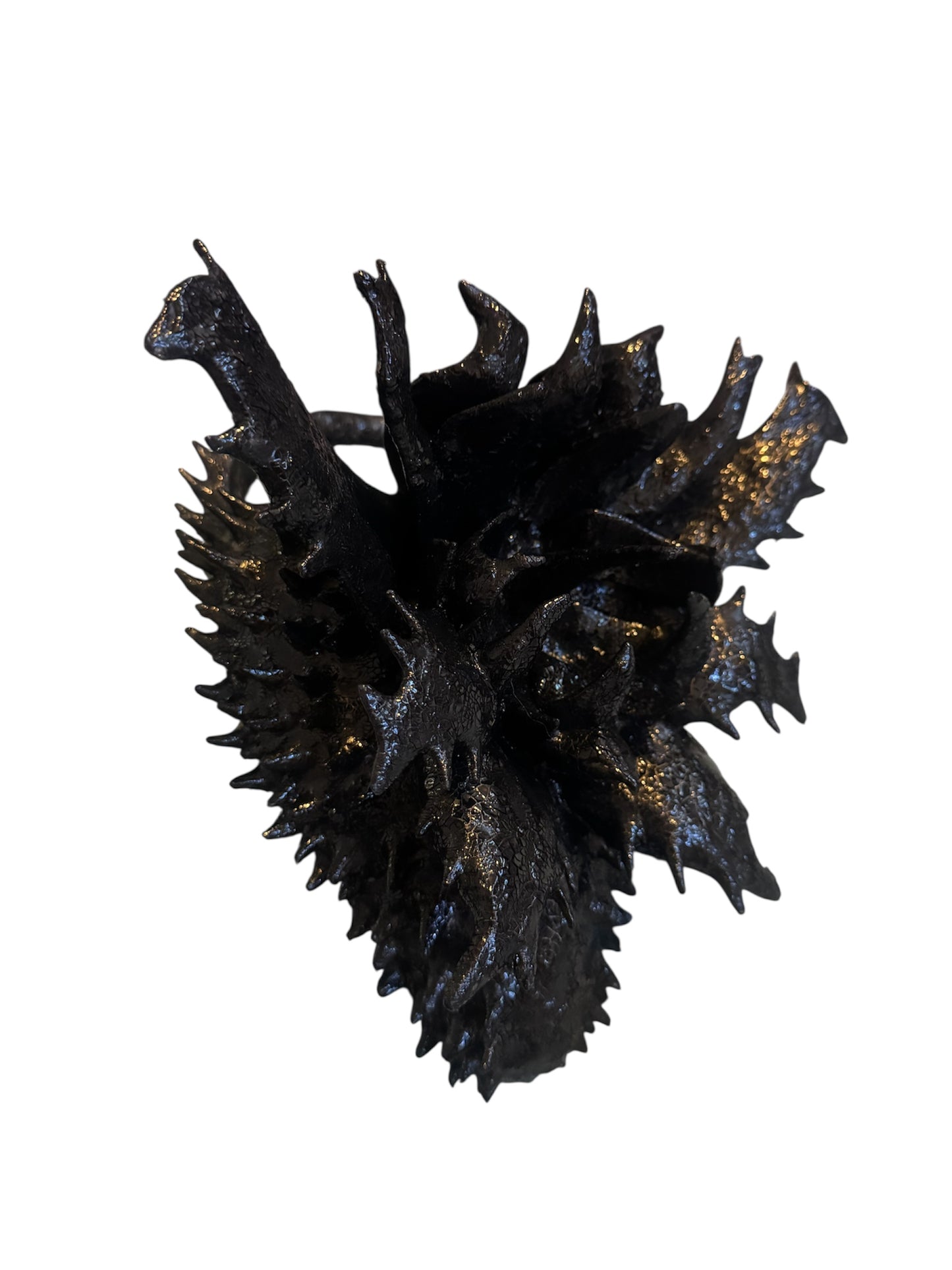Black Thorn Flower Bag