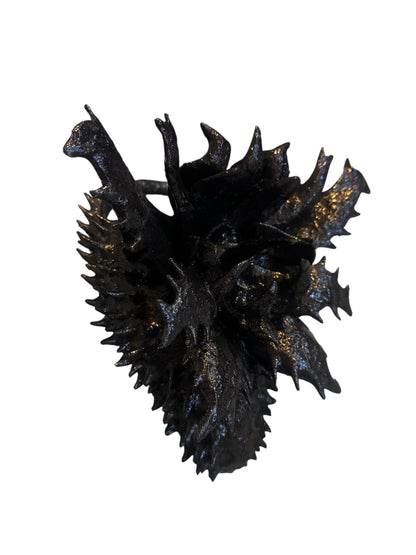 Black Thorn Flower Bag