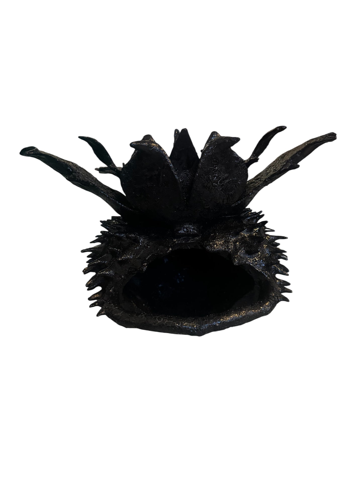 Black Thorn Flower Bag